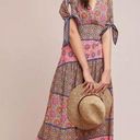 Maeve Anthropologie  Eder tiered maxi dress size 2 Photo 0