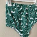 Modcloth NWT Kingdom & State {} Green Palms High Waisted Bikini Bottoms XS Photo 6