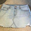 American Eagle Light Wash Jean Skirt Photo 0