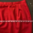 Pendleton Vintage  Pencil Skirt Red High Waist Knee Length Career Size 6 Photo 5