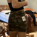 Forever 21 NWT  camo denim mini skirt Photo 1