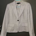 Anne Klein Beige/Cream Button Wool Blend Blazer Suit Top Like New Sz 4 women's Photo 0