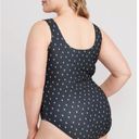 Old Navy  One Piece Swimsuit Women 2x Black With Details Cutout Tie One Piece Photo 11