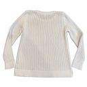 Talbots  White Pullover 100% Cotton Knitted Sweater White Size M Photo 1