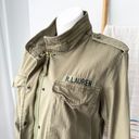 Polo  Ralph Lauren Military Olive Green Army Utility Jacket Women’s Size Large Photo 3