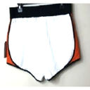 DKNY  Sport Colorblocked White Orange High-Waist Workout Running Shorts XS Photo 2