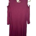 Style & Co  Cold Shoulder Swing Dress Long Sleeve Size Medium NWT Photo 0