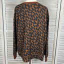 Stars Above  Fleece Jogger & Sweatshirt Loungewear Set Brown/Black Print-XXL Photo 2