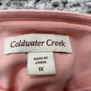 Coldwater Creek Coldwater‎ Creek Plus Size 1X Pink Layered Tunic Top 3/4 Sleeve Photo 2