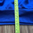 Bonworth Vintage cottagecore blue mock neck sweater Bon Worth floral embroidery yoke Photo 4