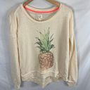 Billabong  Pineapple Print Sweater Size Medium Photo 0