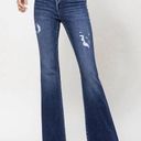 Vervet Flying Monkey Harmony Asymmetric Waistband Flare Jeans size 28 Photo 0