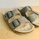 Birkenstock  Arizona Happy Lamb Comfort Wool Size 40 Gray women’s 9 men’s 7 Photo 0