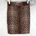 Naked Wardrobe  Leopard Animal Print High Waisted Stretch Bodycon Skirt Mobwife S Photo 3