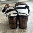 sbicca  - Black & Metallic Bronze Chunky Heel Sandal
Genuine Leather Size 7 Photo 1