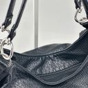 Max Studio  black leather shoulder bag Photo 3