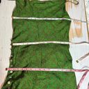 Vix Paula Hermanny  Cowl Neck Silk Blend Slip Maxi Dress Size Medium Green Floral Photo 10