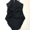 Bleu Rod Beattie  BLACK Twisted One-Piece Swimsuit Photo 0