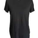 Felina  Black Cotton Blend Short Sleeve Shirt Size Medium NWOT Photo 0