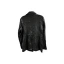 Marc New York  Andrew Marc Vintage 1980s Black Soft Leather Jacket Womens XL Goth Photo 2