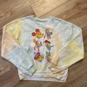 Disney  Tie-Dye Sweatshirt Mickey, Minnie ,Donald, Daisy, Pluto & Goofy Sz M(7-9) Photo 2