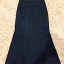 Talbots Dark Wash Denim Maxi Skirt Photo 0