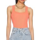 Revolve Coral Square Neck Tank Photo 0