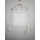 BB Dakota NWT  Smoke And Mirrors Lace White XS Nordstrom Blouse Photo 1