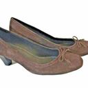 Ecco  New Dehli Suede Coffee Brown Pumps Heels Flex Sole Size 40 US 9/9.5 Photo 1