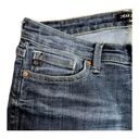 Dear John Straight Light Distressed Raw Hem Blue Denim Jeans Women’s Size 28 Photo 3