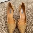 Steve Madden Gold Sparkle Heels Photo 0