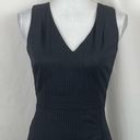 J.Crew  Black Pinstripe Career Academia Prep Dress NWOT Photo 1