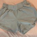 Lululemon Hotty Hot Shorts 4” Light Blue Photo 1