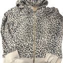 Chaser NWOT  women full zip animal print hoodie size medium Photo 3