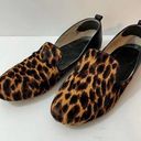 Latigo  Leopard Loafers Pony Hair Slip On Size 8 Photo 0