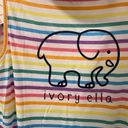 Ivory Ella NWT |  Junior’s Rainbow Stripe Printed Tank Dress — medium Photo 4