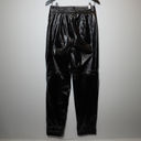 Wilfred Free Wilfred Aritzia Funk Shiny Faux Vegan Patent Leather Straight Leg Casual Pants S Photo 3