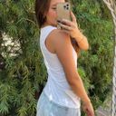 Brandy Melville Y2k basic white embroidered tank top by Liz Claiborne  Photo 2