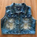 Rue 21  denim vest jacket cropped  Photo 0