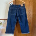 Levi's  577 Vintage 90s Capri Jeans High Rise Loose Fit Dark Wash Women's 32x22 Photo 1