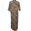 Knot Sisters  MORRISON KIMONO FLORAL BUTTON FROM HI LOW BOHO 3/4 SLEEVE DRESS XS Photo 6