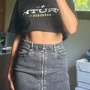 Garage Black Denim Skirt Photo 0