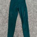 Sweaty Betty  Therma Running Leggings 7/8 High Rise Pockets Dark Green Size XXS Photo 0