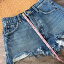 ZARA  denim cut off high waist shorts button fly Photo 1