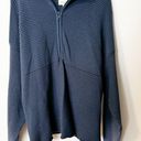 Aerie blue quarter zip sweater Photo 0