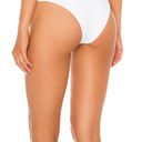 ONIA  White Bikini Bottom Size LARGE Cheeky V High Cut Chiara Quiet Luxury NEW Photo 5