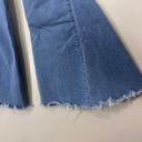 Lee Laynee &  High Rise Pull On Frayed Hem Bell Bottom Jeans Sz S Photo 4