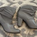 BCBGeneration  Steel Grey Dash Leather Booties Ankle Boot Grey Size 8.5 Photo 1