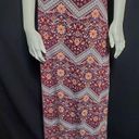 Joe B  Red, Blue, & Orange Floral Maxi Skirt (M) Photo 1