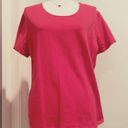 kim rogers  Fuchsia Basic Tee T Top XL Photo 0